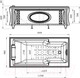 Миниатюра изображения товара Ванна акриловая Radomir Русильон 180x90 / 4-01-2-0-1-424