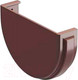 Миниатюра изображения товара Заглушка желоба Docke Dacha 120мм (светло-коричневый)