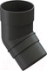 Миниатюра изображения товара Колено трубы водосточной Docke Premium 45 градусов (графит)