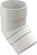 Миниатюра изображения товара Колено трубы водосточной Docke Premium 45 градусов (пломбир)