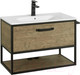 Миниатюра изображения товара Тумба под умывальник Акватон Лофт Фабрик 80 (1A242401LTDY0)