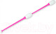 Миниатюра изображения товара Булавы для художественной гимнастики Indigo Sport IN019 (розовый/белый)