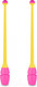 Миниатюра изображения товара Булавы для художественной гимнастики Indigo Sport IN017 (желтый/розовый)