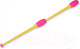 Миниатюра изображения товара Булавы для художественной гимнастики Indigo Sport IN017 (желтый/розовый)