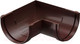 Миниатюра изображения товара Угол желоба Docke Premium 90 градусов (шоколад)