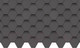 Миниатюра изображения товара Черепица Docke Pie Standard Сота Серый (упаковка)
