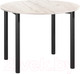Миниатюра изображения товара Обеденный стол Millwood Далис 3 60х120-110х76 (дуб белый Craft/металл черный)