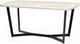 Миниатюра изображения товара Обеденный стол Millwood Лофт Мюнхен Л 160x80x75 (дуб белый Craft/металл черный)