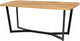 Миниатюра изображения товара Обеденный стол Millwood Лофт Мюнхен Л 180x90x75 (дуб золотой Craft/металл черный)