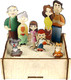 Миниатюра изображения товара Развивающая игра WoodLand Toys Семья. Набор для песка / 143201