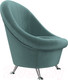 Миниатюра изображения товара Кресло мягкое Лига Диванов 252 / 105533 (велюр, бирюзовый)