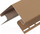 Миниатюра изображения товара Угол для сайдинга Docke Premium Внешний (75мм, капучино)