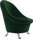 Миниатюра изображения товара Кресло мягкое Лига Диванов 252 / 105535 (велюр, зеленый)