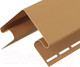 Миниатюра изображения товара Угол для сайдинга Docke Premium Внешний (75мм, карамель)