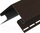 Миниатюра изображения товара Угол для сайдинга Docke Premium Внешний (75мм, шоколад)