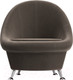 Миниатюра изображения товара Кресло мягкое Лига Диванов 252 / 105536 (велюр, коричневый)
