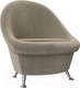 Миниатюра изображения товара Кресло мягкое Лига Диванов 252 / 105540 (микровельвет, бежевый)