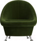 Миниатюра изображения товара Кресло мягкое Лига Диванов 252 / 105541 (микровельвет, зеленый)