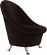 Миниатюра изображения товара Кресло мягкое Лига Диванов 252 / 105542 (микровельвет, коричневый)