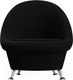 Миниатюра изображения товара Кресло мягкое Лига Диванов 252 / 105544 (микровельвет, черный)