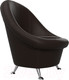 Миниатюра изображения товара Кресло мягкое Лига Диванов 252 / 28242 (экокожа, коричневый)