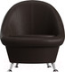 Миниатюра изображения товара Кресло мягкое Лига Диванов 252 / 28242 (экокожа, коричневый)