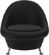 Миниатюра изображения товара Кресло мягкое Лига Диванов 252 / 28243 (экокожа, черный)