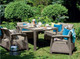 Миниатюра изображения товара Комплект садовой мебели Keter Corfu Rest Set / 241723 (капучино)