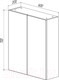 Миниатюра изображения товара Шкаф для ванной Belux Мадрид Ш 60 (1, белый глянцевый)