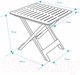 Миниатюра изображения товара Комплект садовой мебели Ipae Progarden Camping Set SET018BI (белый)
