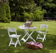 Миниатюра изображения товара Комплект садовой мебели Ipae Progarden Camping Set SET018BI (белый)