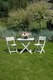 Миниатюра изображения товара Комплект садовой мебели Ipae Progarden Camping Set SET018BI (белый)