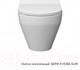 Миниатюра изображения товара Унитаз подвесной Керамин Бари R Нова СК (с сиденьем Slim микролифт)