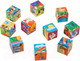 Миниатюра изображения товара Развивающая игра Айрис-пресс Умные кубики. Фигурные 10 шт. Веселые котики