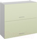 Миниатюра изображения товара Шкаф навесной для кухни Кортекс-мебель Корнелия Лира ВШ80-2г (салатовый)