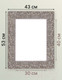 Миниатюра изображения товара Рамка Декарт 30х40 8Л2295 (серый с перламутром)