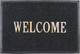 Миниатюра изображения товара Коврик грязезащитный SunStep Spongy Welcome 50x80 / 38-443 (черный)