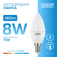 Миниатюра изображения товара Лампа Gauss Elementary Candle E14 8W 6500K / 33138