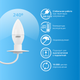 Миниатюра изображения товара Лампа Gauss Elementary Candle E14 8W 6500K / 33138
