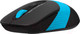 Миниатюра изображения товара Комплект клавиатура и мышь A4Tech Wireless Desktop Fstyler / FG1010 (черный/синий)