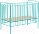 Миниатюра изображения товара Детская кроватка Polini Kids Vintage 110 (бирюзовый)
