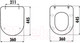 Миниатюра изображения товара Сиденье для унитаза Creavit Free KC0903.02.0000E