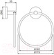 Миниатюра изображения товара Кольцо для полотенца Jaquar ACN-CHR-1121BN