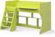 Миниатюра изображения товара Кровать-чердак детская Можга Капризун 2 / Р436 (лайм)