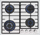 Миниатюра изображения товара Газовая варочная панель Maunfeld EGHG.64.63CW/G