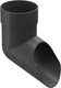 Миниатюра изображения товара Колено трубы водосточной Docke Premium 85мм (графит)
