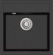 Миниатюра изображения товара Мойка кухонная Aquasanita SQT100W (черный металлик)