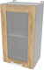 Миниатюра изображения товара Шкаф навесной для кухни Интерлиния Компо ВШ40ст-720-1дв (дуб золотой)