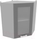 Миниатюра изображения товара Шкаф навесной для кухни Интерлиния Компо ВШУст-720 (серебристый)