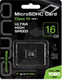 Миниатюра изображения товара Карта памяти Qumo microSDHC 16GB (QM16GMICSDHC10U1NA)
